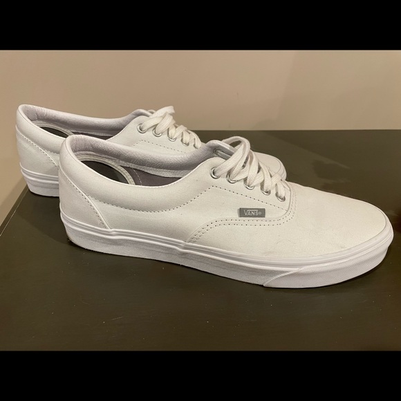 Vans Off the Wall Men’s White Sneakers Size 11 - Picture 1 of 4